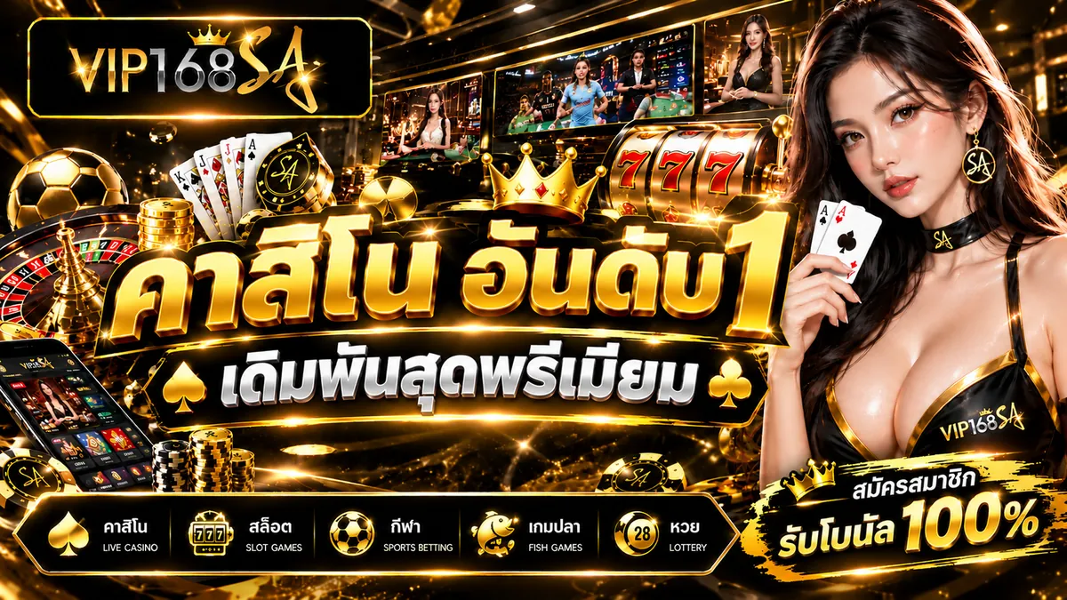 คาสิโน อันดับ 1 เล่นคุ้มบน VIP168SA ล่าสุด 2026